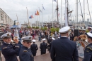 Le départ de la flottille Merhermione du port de Toulon