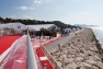 J-3: le montage du village sur l'anse Tabarly au Mourillon bat son plein