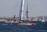 Le catamaran AC45 du défi français Groupama Team France