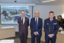 S.Jacob – secrétaire général de la Préfecture du Var / H.Falco, Président TPM et G.Boidevezi – Préfet Maritime de la Méditerranée