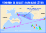 Plan Pro sailing tour Toulon - vendredi 30 juillet