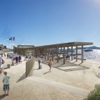 Perspective de la future Gare maritime-Capitainerie de la Tour Fondue