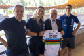 Mathilde Gros et Jean-Pierre Giran au Vélodrome TPM Mathilde Gros et Jean-Pierre Giran au Vélodrome TPM