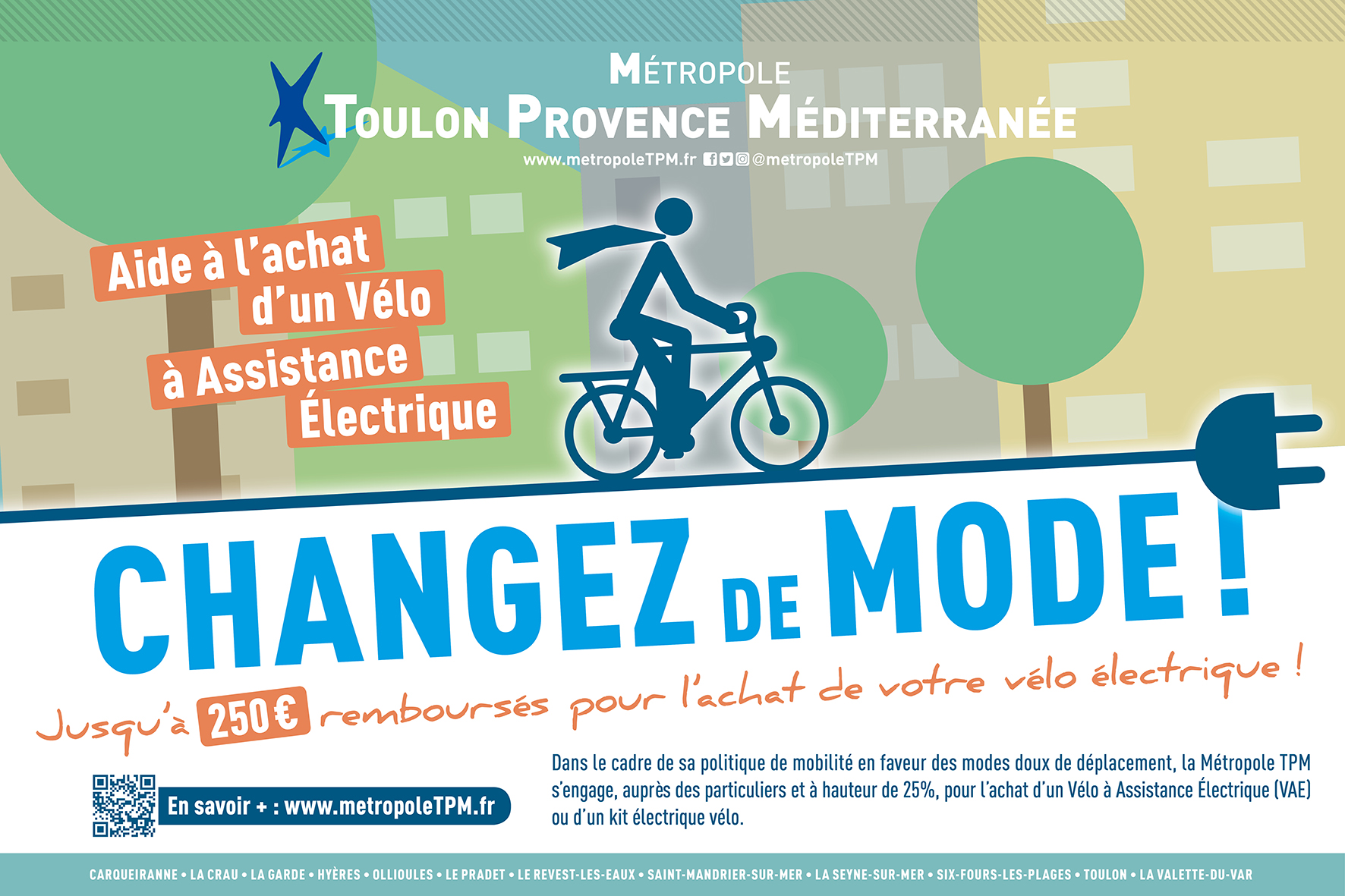 TPM s'engage pour le vélo électrique | Métropole Toulon Provence  Méditerranée