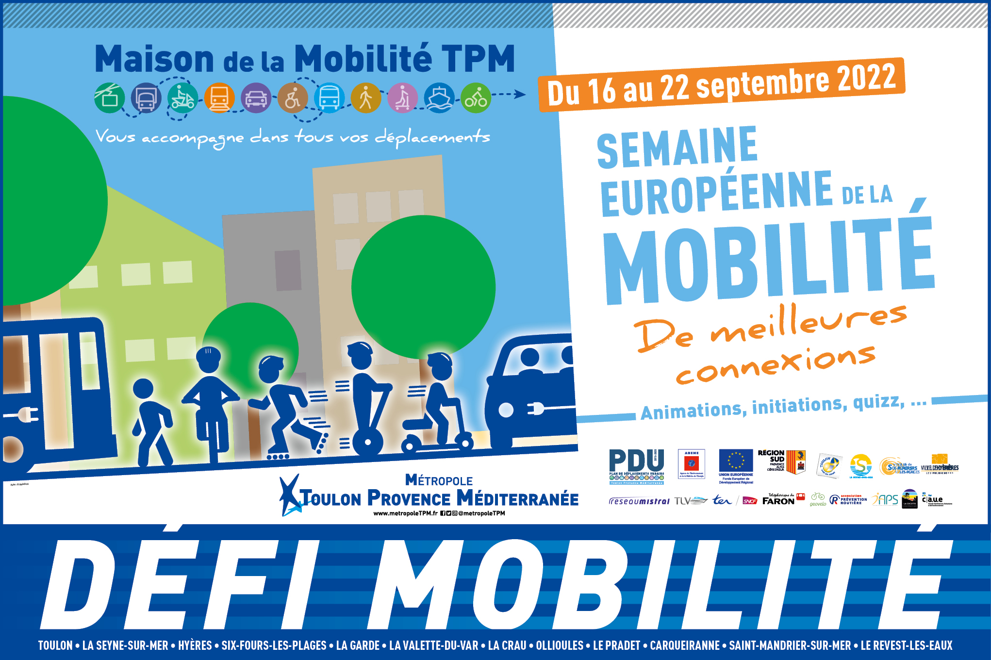 Semaine européenne de la Mobilité | Métropole Toulon Provence Méditerranée